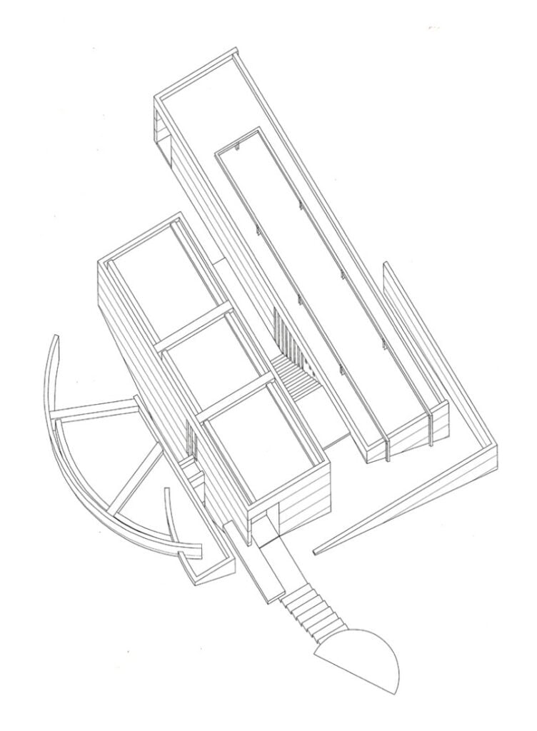 Axomonetry, koshino house - tadao ando