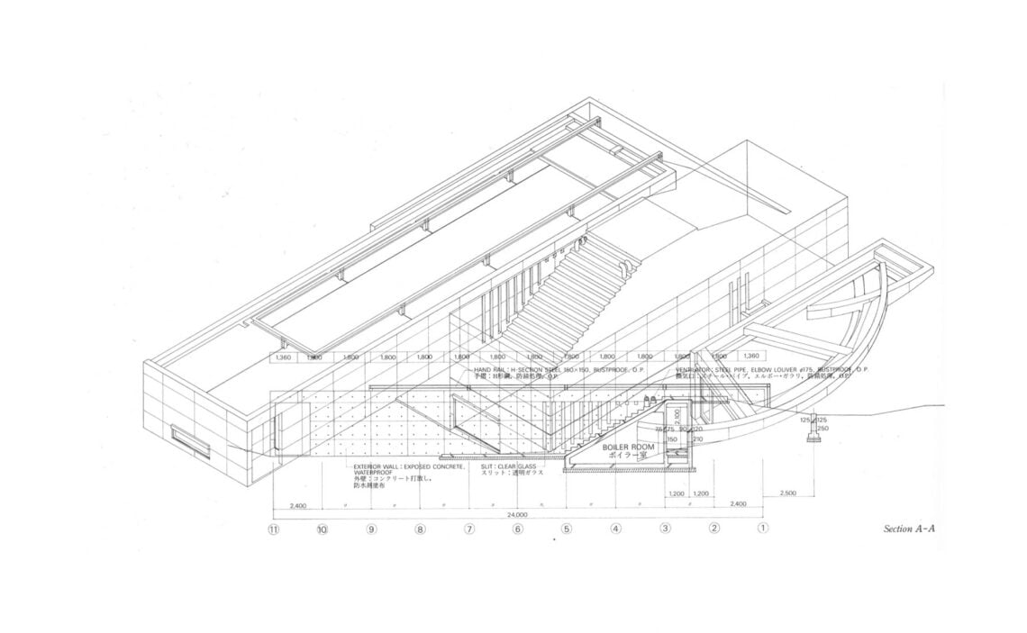 Axomonetry, koshino house - tadao ando
