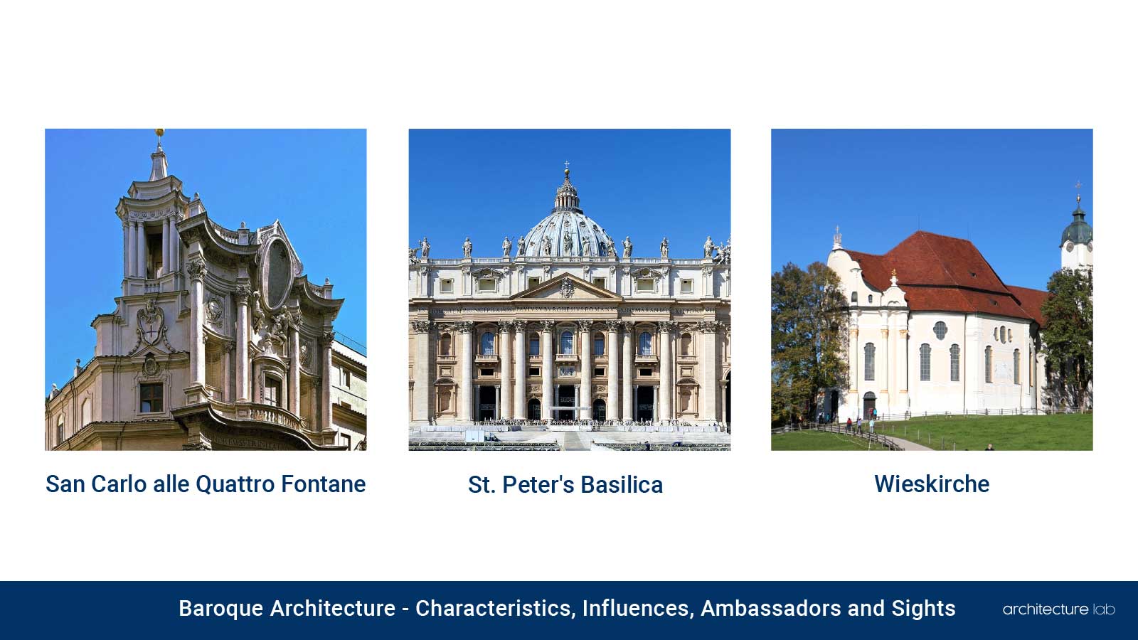 Baroque architecture: characteristics, influences, ambassadors and sights