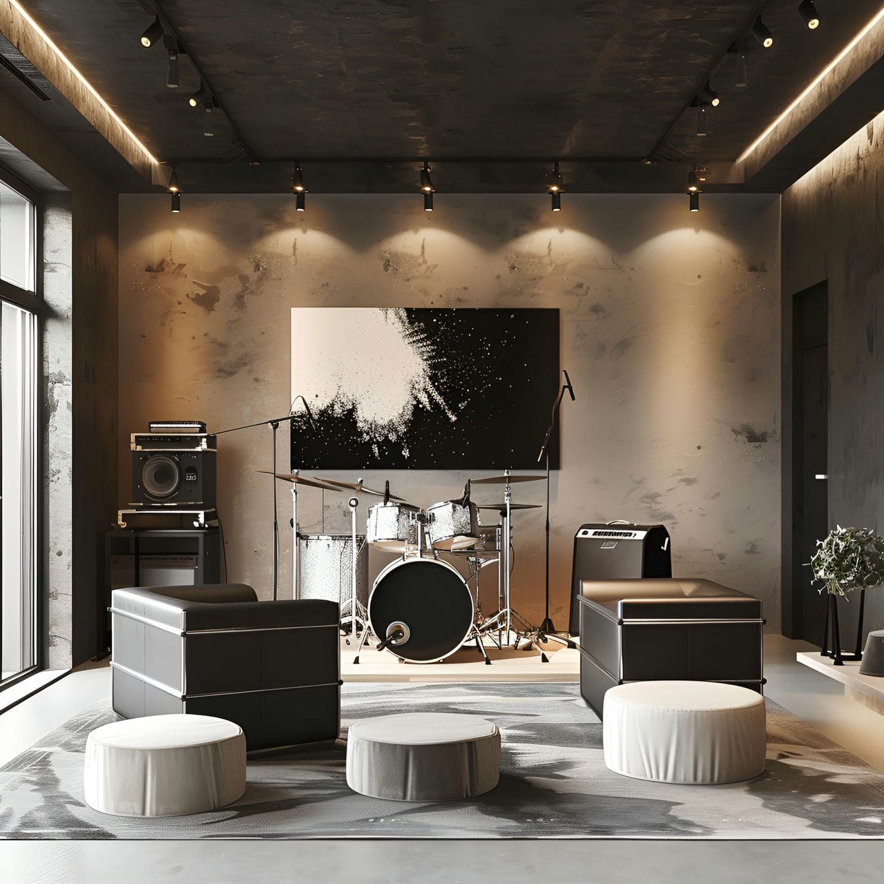 Music room: size, functionality, uses, furniture and renovation