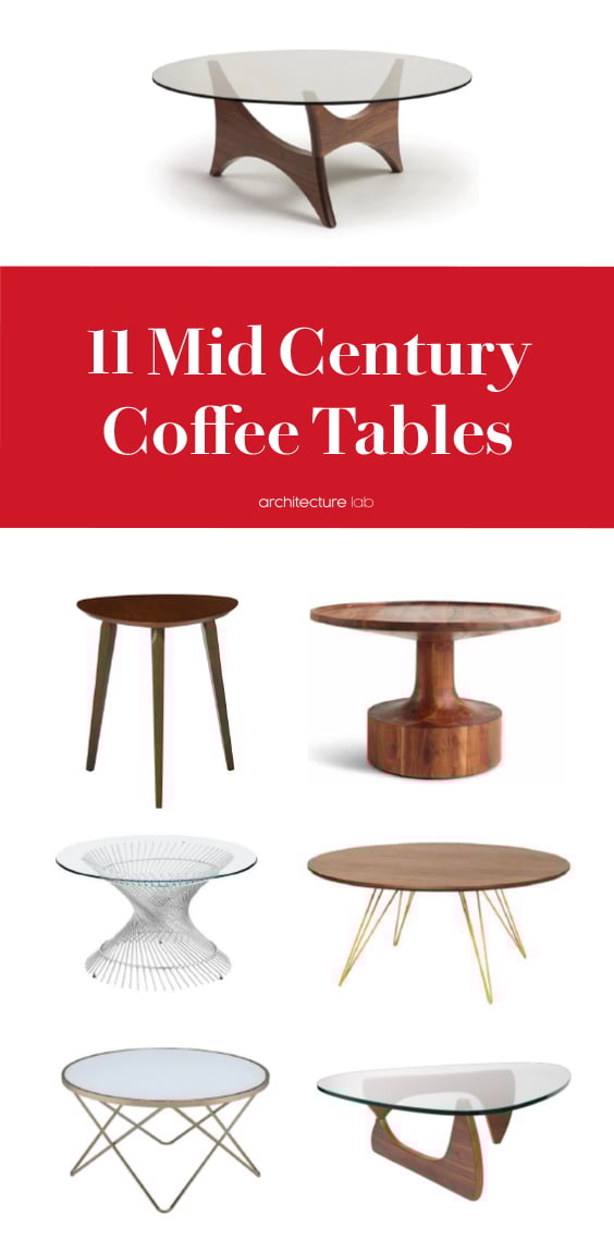 11 mid century coffee tables | design & ideas