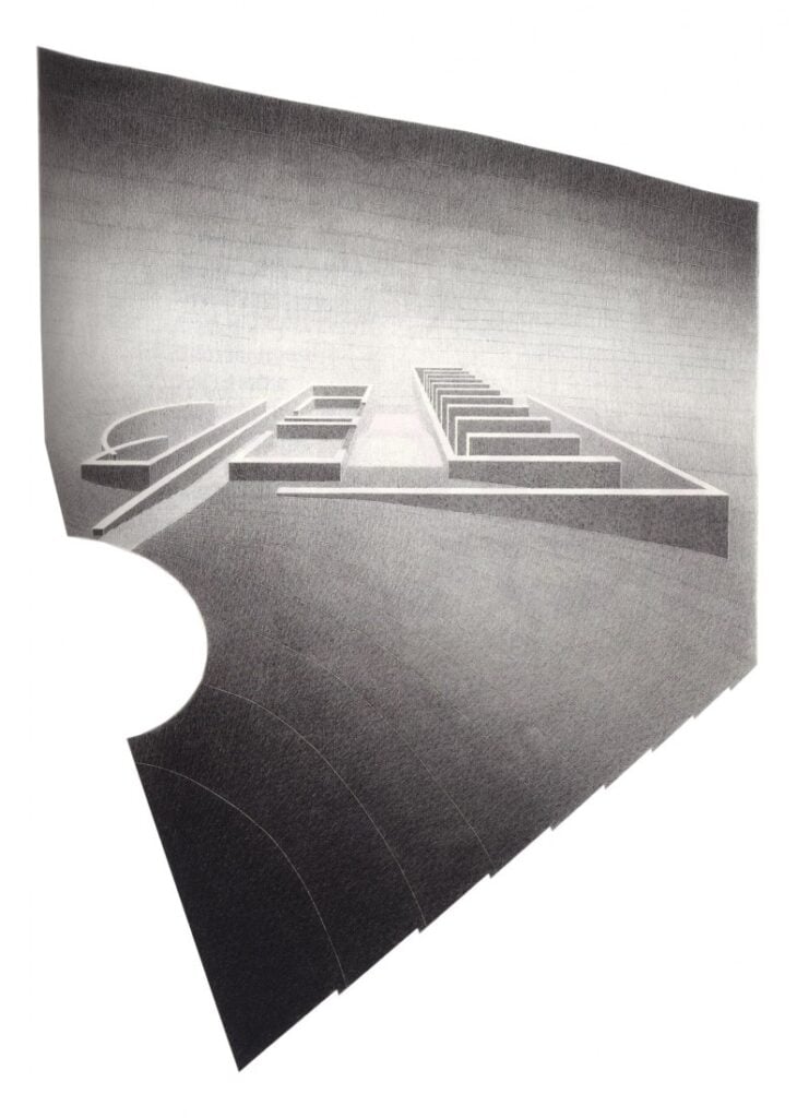 Perspective, koshino house - tadao ando